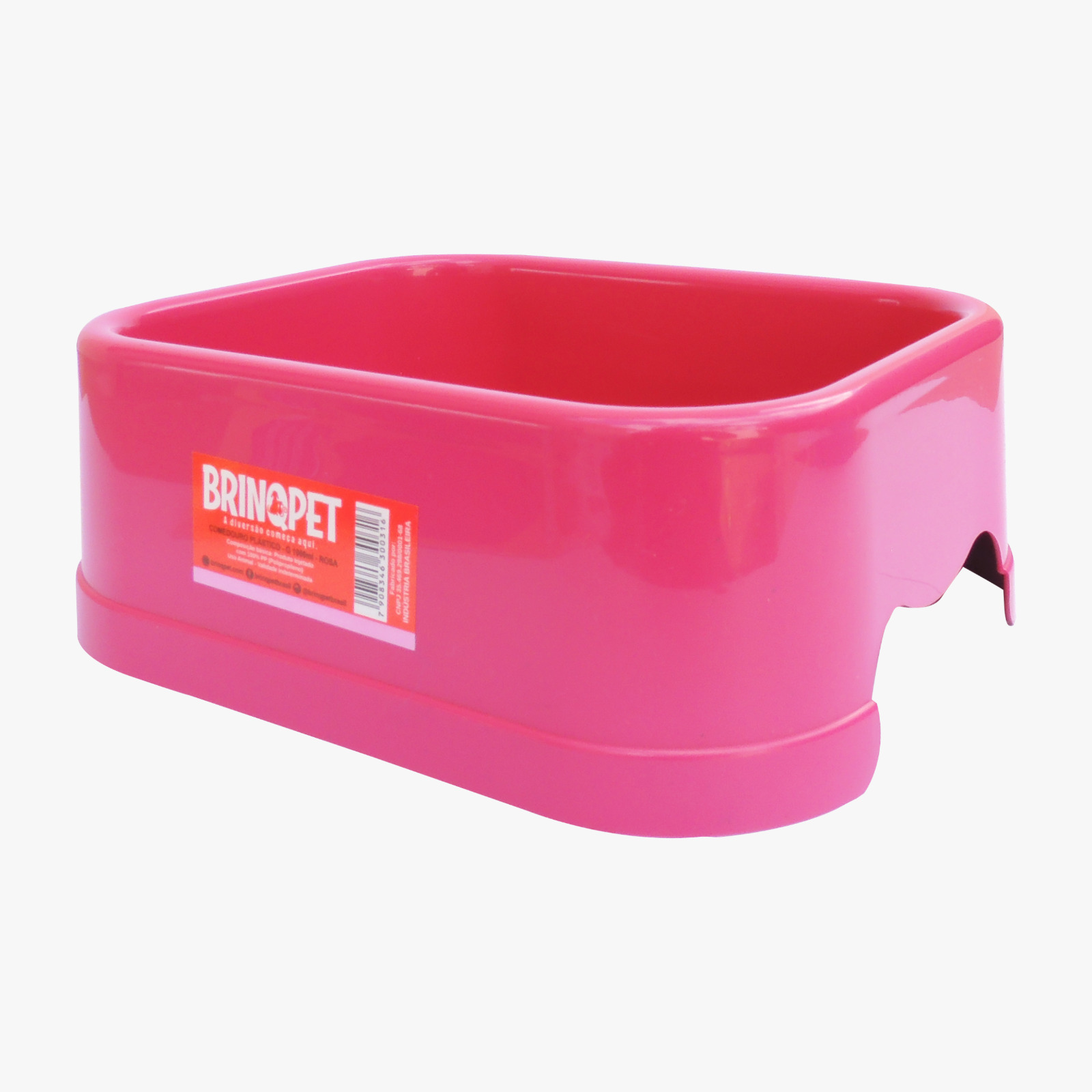 Comedouro Plast Rosa 1900ML