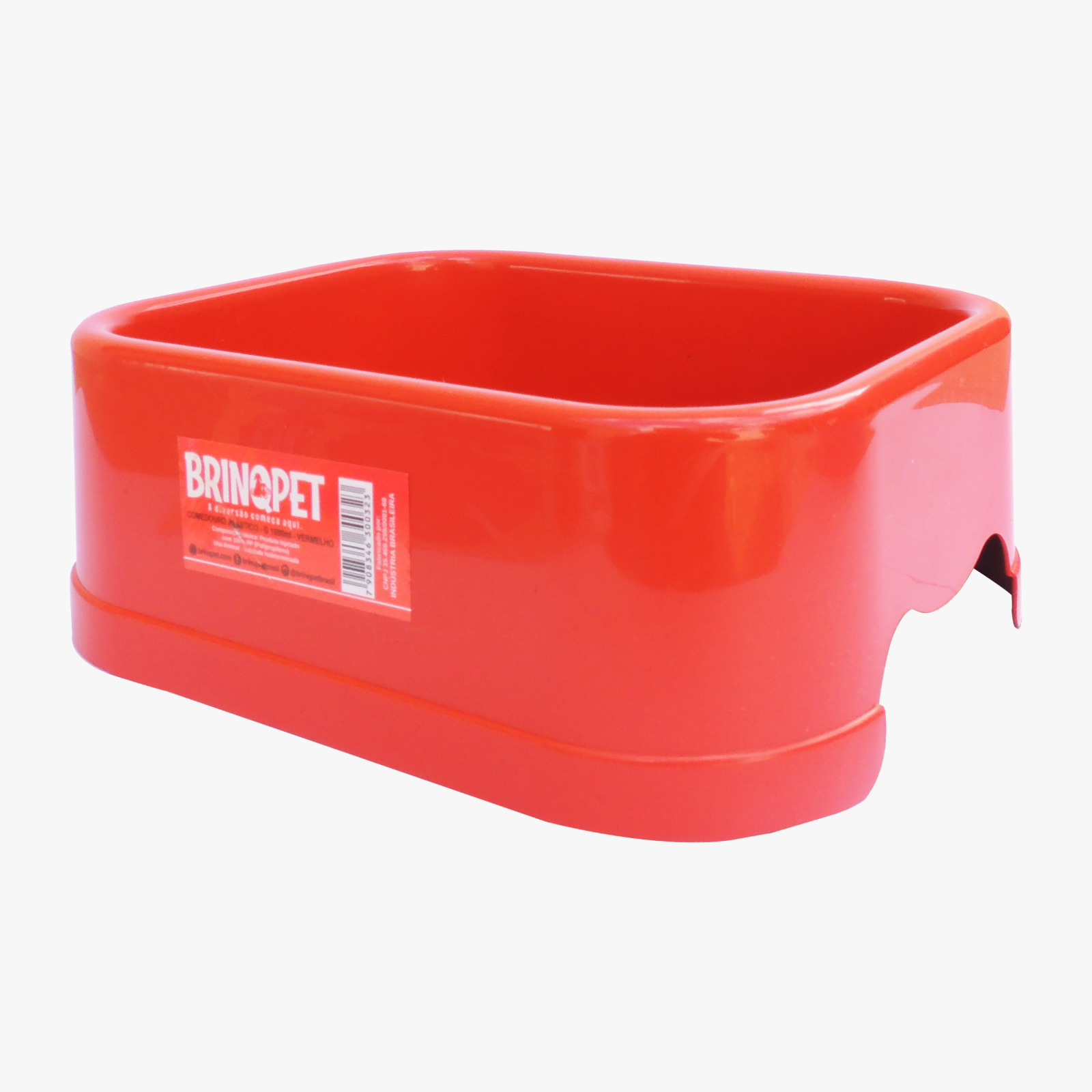 Comedouro Plast Vermelho 1900ML