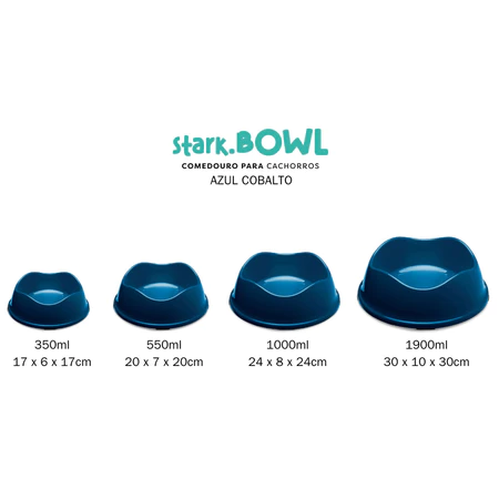 Comedouro Stark 1000Ml Azul