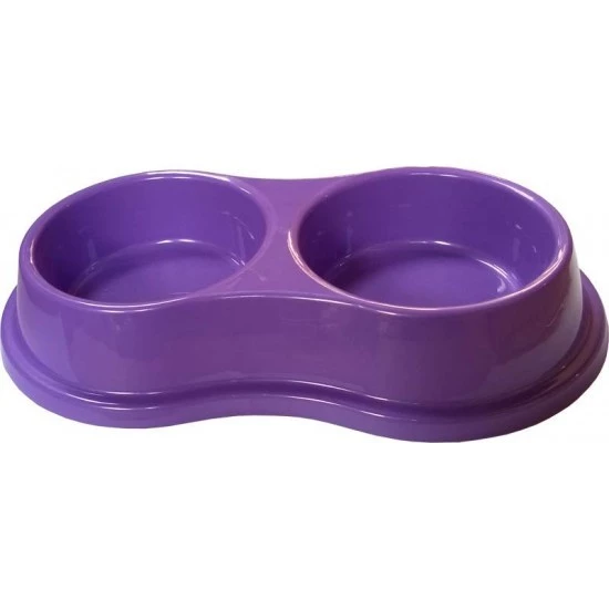 Comedouro Duplo Mini Lilas
